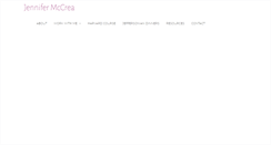 Desktop Screenshot of jennifermccrea.com